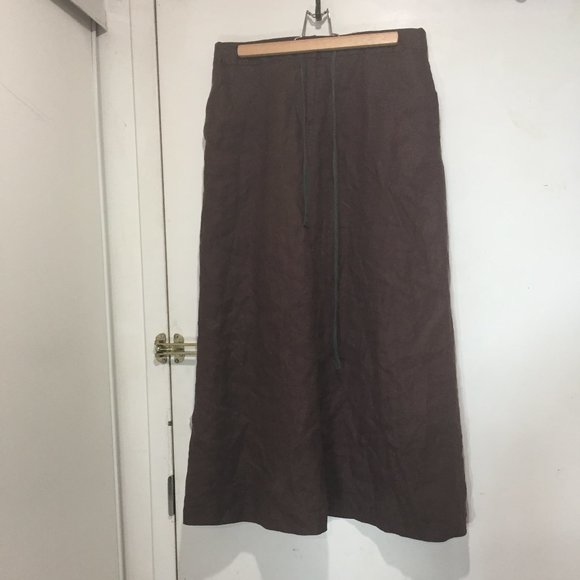 Mandarin Blve Dresses & Skirts - MANDARIN BLVE MAXI LINEN SKIRTS SIZE 10